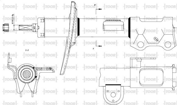 TOOR SG14370 - Amortizator furqanavto.az