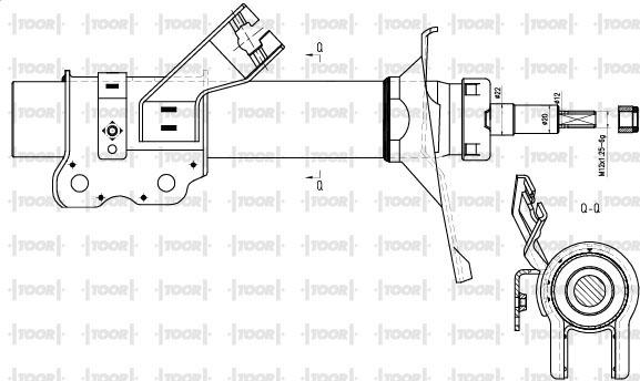 TOOR SG15590 - Amortizator furqanavto.az