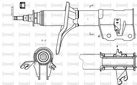 TOOR SG15511 - Amortizator furqanavto.az