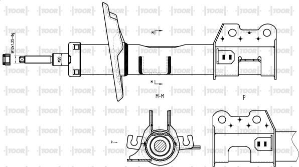 TOOR SG15651 - Amortizator furqanavto.az