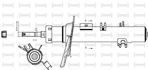 TOOR SG15681 - Amortizator furqanavto.az