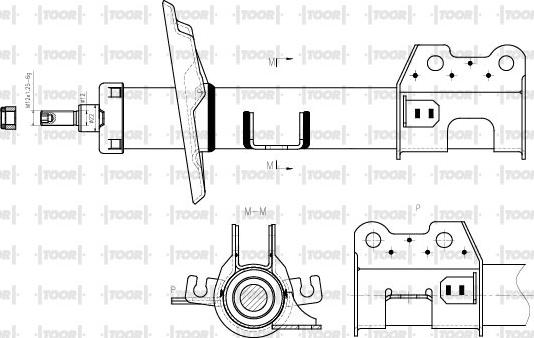 TOOR SG15260 - Amortizator furqanavto.az