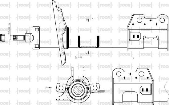 TOOR SG15261 - Amortizator furqanavto.az