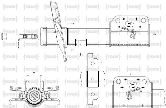 TOOR SG16670 - Amortizator furqanavto.az