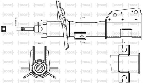 TOOR SG16010 - Amortizator furqanavto.az