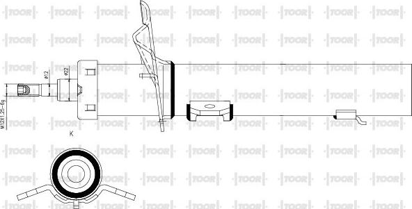 TOOR SG16170 - Amortizator furqanavto.az