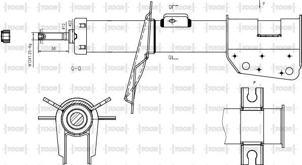 TOOR SG16260 - Amortizator furqanavto.az