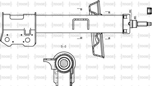 TOOR SG10900 - Amortizator furqanavto.az