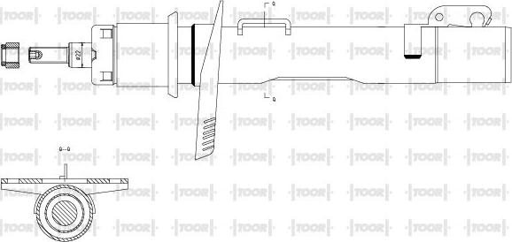 TOOR SG10450 - Amortizator furqanavto.az