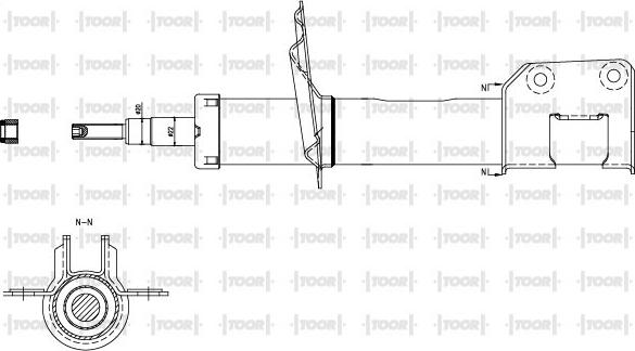 TOOR SG10470 - Amortizator furqanavto.az