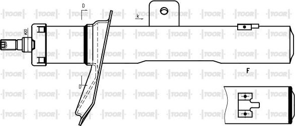 TOOR SG10690 - Amortizator furqanavto.az