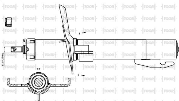 TOOR SG10610 - Amortizator furqanavto.az