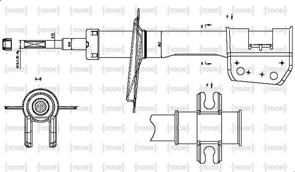 TOOR SG10060 - Amortizator furqanavto.az