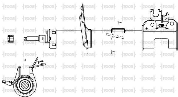 TOOR SG10160 - Amortizator furqanavto.az