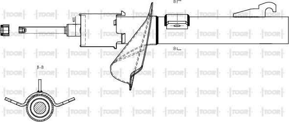 TOOR SG10840 - Amortizator furqanavto.az