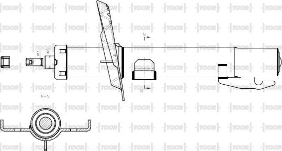 TOOR SG10830 - Amortizator furqanavto.az