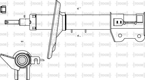 TOOR SG10380 - Amortizator furqanavto.az