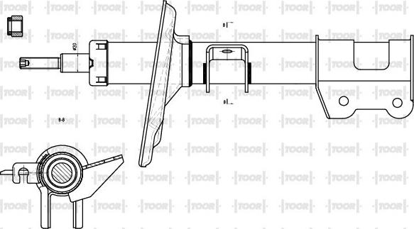 TOOR SG10381 - Amortizator furqanavto.az