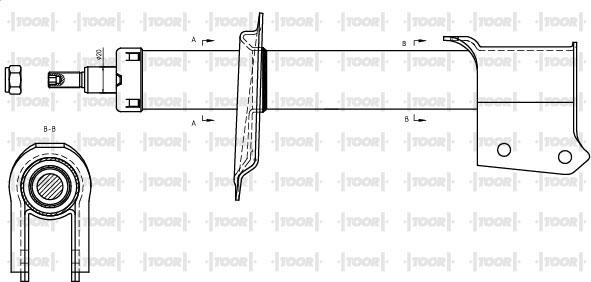 TOOR SG10780 - Amortizator furqanavto.az