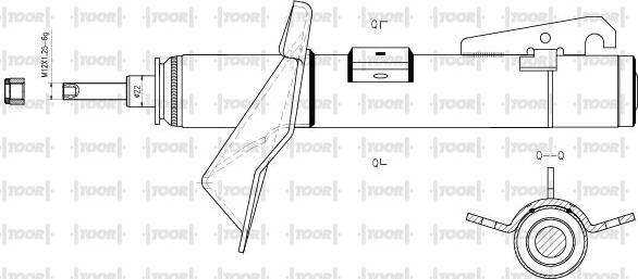 TOOR SG11990 - Amortizator furqanavto.az