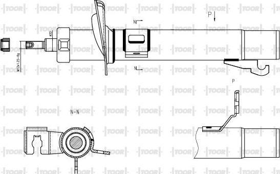 TOOR SG11540 - Amortizator furqanavto.az