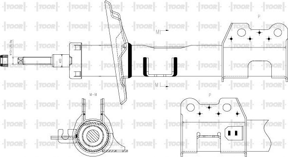 TOOR SG11650 - Amortizator furqanavto.az