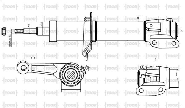 TOOR SG11040 - Amortizator furqanavto.az