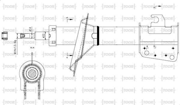 TOOR SG11840 - Amortizator furqanavto.az