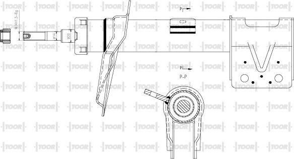 TOOR SG11390 - Amortizator furqanavto.az