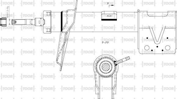 TOOR SG11391 - Amortizator furqanavto.az