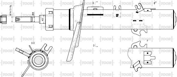 TOOR SG11330 - Amortizator furqanavto.az