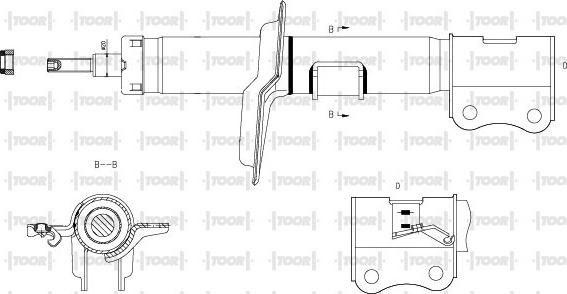 TOOR SG11730 - Amortizator furqanavto.az