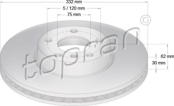 Topran 502 031 - Əyləc Diski furqanavto.az