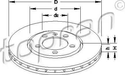 Topran 103 586 - Əyləc Diski furqanavto.az