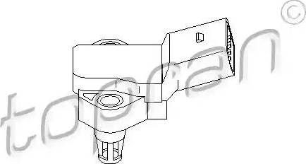 Topran 111 421 - Sensor, suqəbuledici manifold təzyiqi furqanavto.az