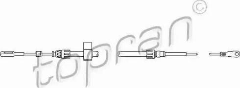 Topran 112 144 - Kabel, dayanacaq əyləci furqanavto.az