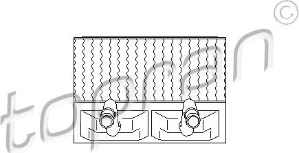 Topran 205 792 - İstilik dəyişdiricisi, daxili isitmə furqanavto.az