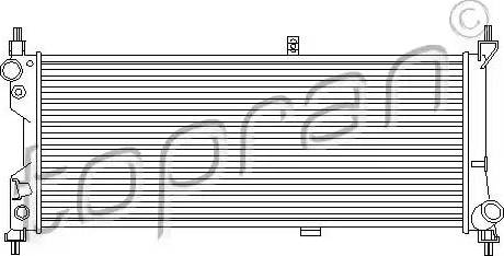 Topran 207 397 - Radiator, mühərrikin soyudulması furqanavto.az