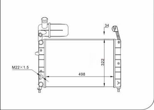 TQ 54482 - Radiator, mühərrikin soyudulması furqanavto.az