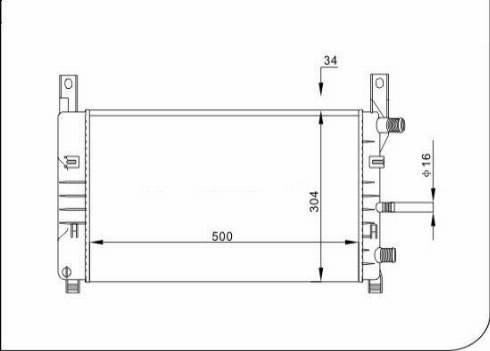 TQ 54504 - Radiator, mühərrikin soyudulması furqanavto.az