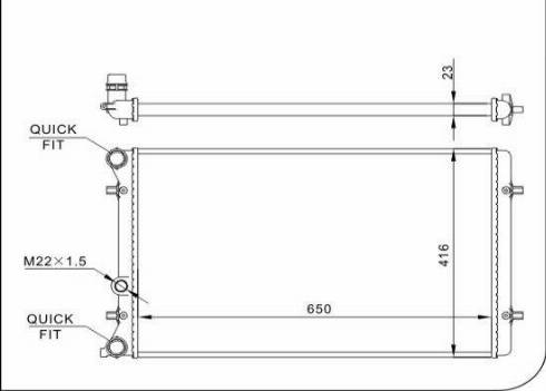 TQ 54522 - Radiator, mühərrikin soyudulması furqanavto.az