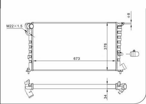 TQ 57977 - Radiator, mühərrikin soyudulması furqanavto.az