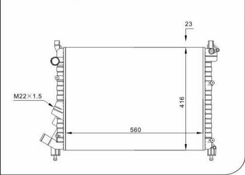 TQ 57257 - Radiator, mühərrikin soyudulması furqanavto.az