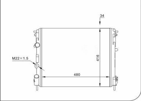 TQ 60922 - Radiator, mühərrikin soyudulması furqanavto.az