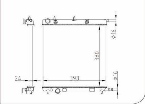 TQ 111460 - Radiator, mühərrikin soyudulması furqanavto.az