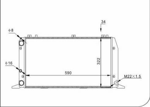 TQ 13022 - Radiator, mühərrikin soyudulması furqanavto.az