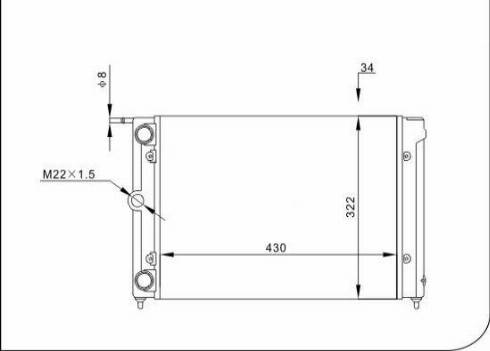 TQ 17012 - Radiator, mühərrikin soyudulması furqanavto.az