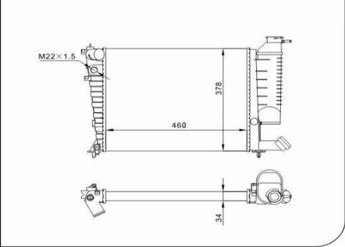 TQ 83459 - Radiator, mühərrikin soyudulması furqanavto.az