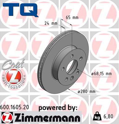 TQ TQ-BD1152 - Əyləc Diski furqanavto.az