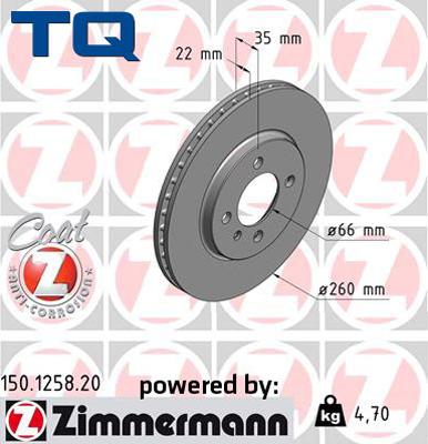 TQ TQ-BD0209 - Əyləc Diski furqanavto.az